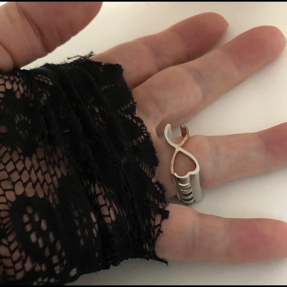 ROSE GOLD GEOMETRIC RING - Picture 9 of 9